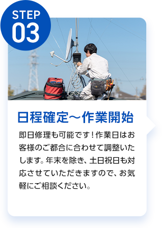 強風でアンテナが壊れた アンテナの交換がしたい